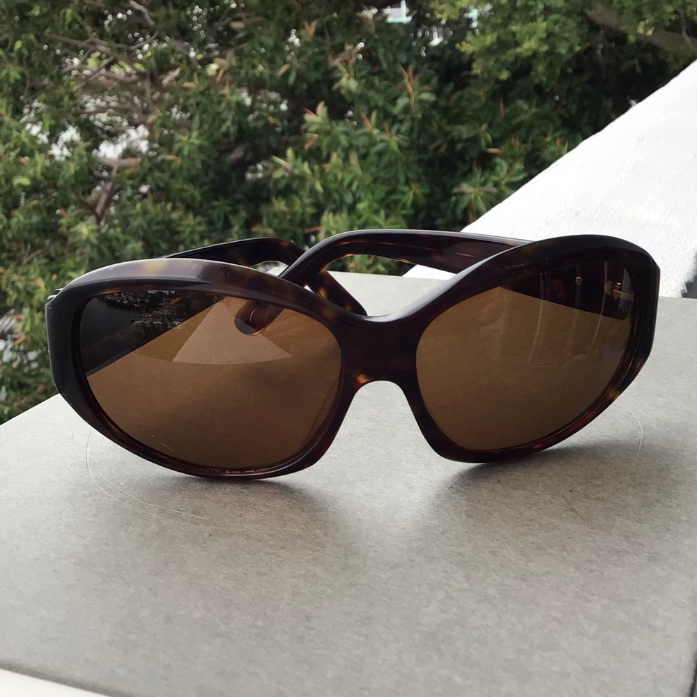 Prada Tortoise Sunglasses SPR 01E 2AU 3N1 Made in Italy - Picture 12 of 15